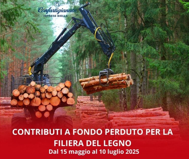 CONTRIBUTI A FONDO PERDUTO PER LA FILIERA DEL LEGNO