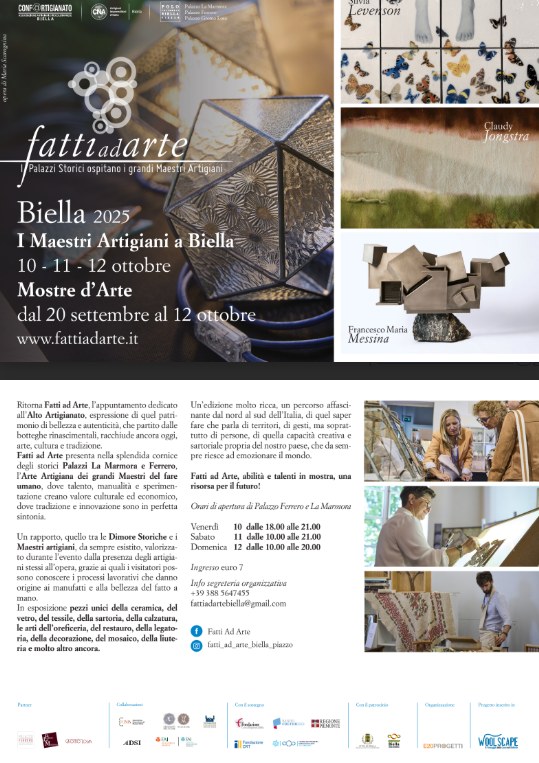 “FATTI AD ARTE 2025- IX EDIZIONE” INAUGURAZIONE