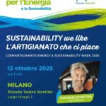 SUSTAINABILITY we like L’ARTIGIANO che ci piace