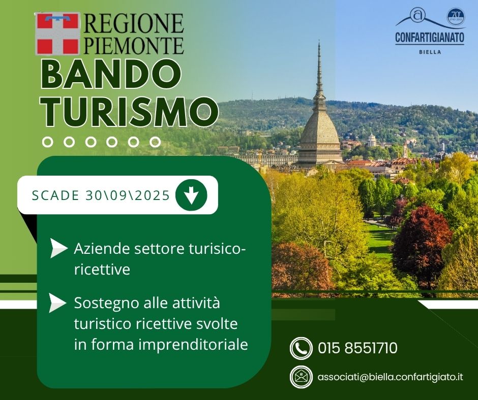 Regione Piemonte Bando Turismo