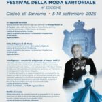 FESTIVAL DELLA MODA SARTORIALE IV EDIZIONE CASINO’ DI SANREMO SABATO 6 SETTEMBRE 2025