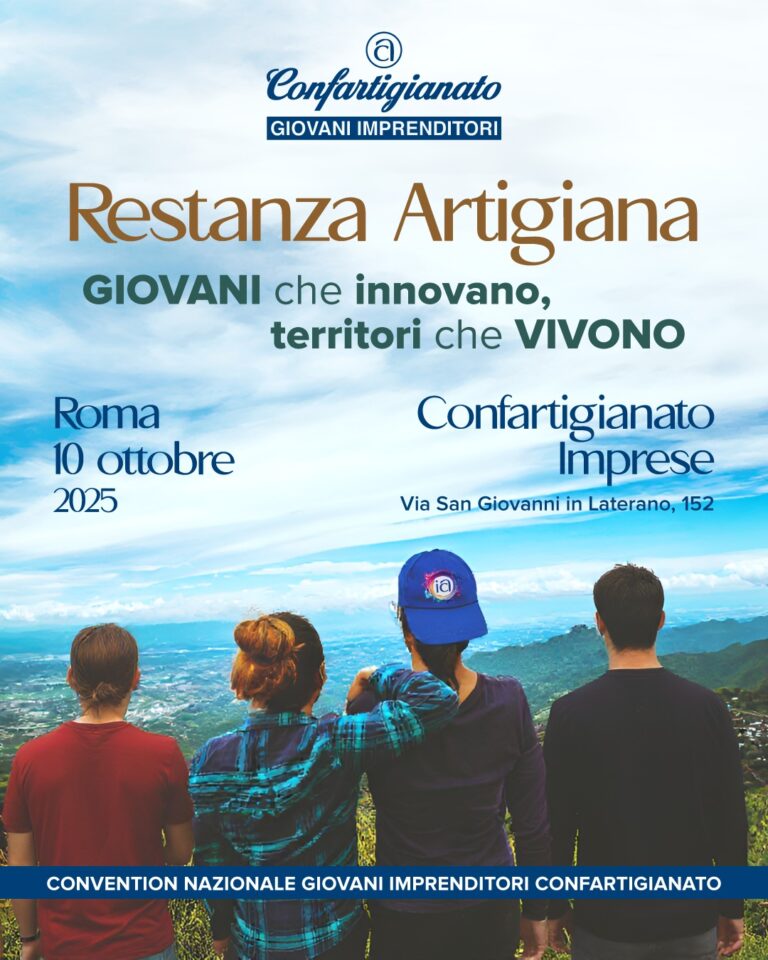 RESTANZA ARTIGIANA Giovani che innovano, territori che vivono
