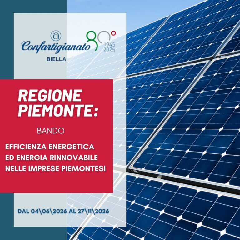 EFFICIENZA ENERGETICA ED ENERGIA RINNOVABILE NELLE IMPRESE PIEMONTESI