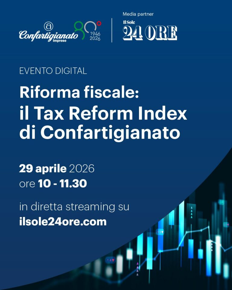RIFORMA FISCALE : IL TAX REFORM INDEX DI CONFRATIGIANATO