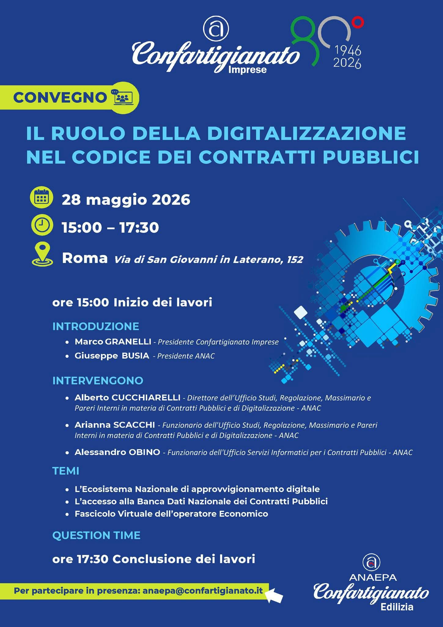 IL RUOLO DELLA DIGITALIZZAZIONE NEL CODICE DEI CONTRATTI PUBBLICI