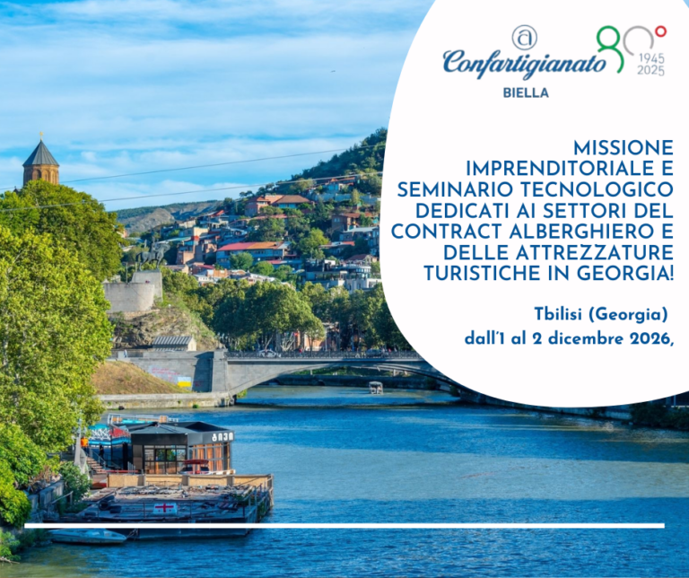 Missione imprenditoriale e seminario tecnologico dedicati ai settori del contract alberghiero e delle attrezzature turistiche in Georgia